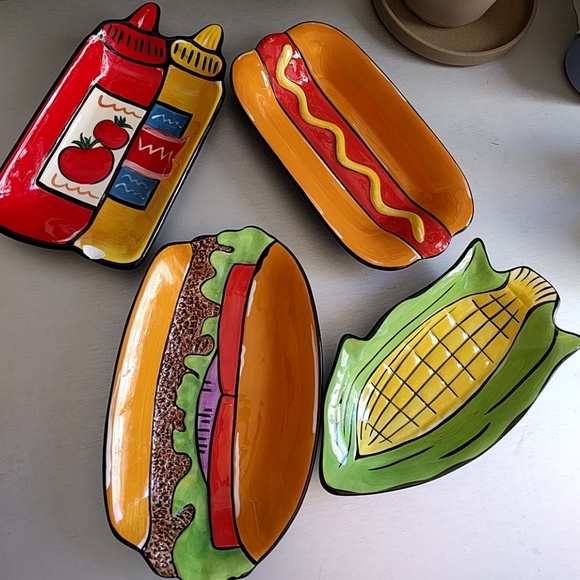 Clay Art Other - Clay Art 'Grill Time' fun plates